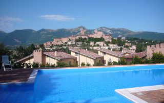 Holiday apartments with swimming pool in Sarnano - Residence Il Glicine